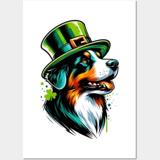 Appenzeller Sennenhund Embraces Saint Patrick's Day Posters and Art
